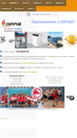 Mobile Screenshot of etablissementscorfmat.fr